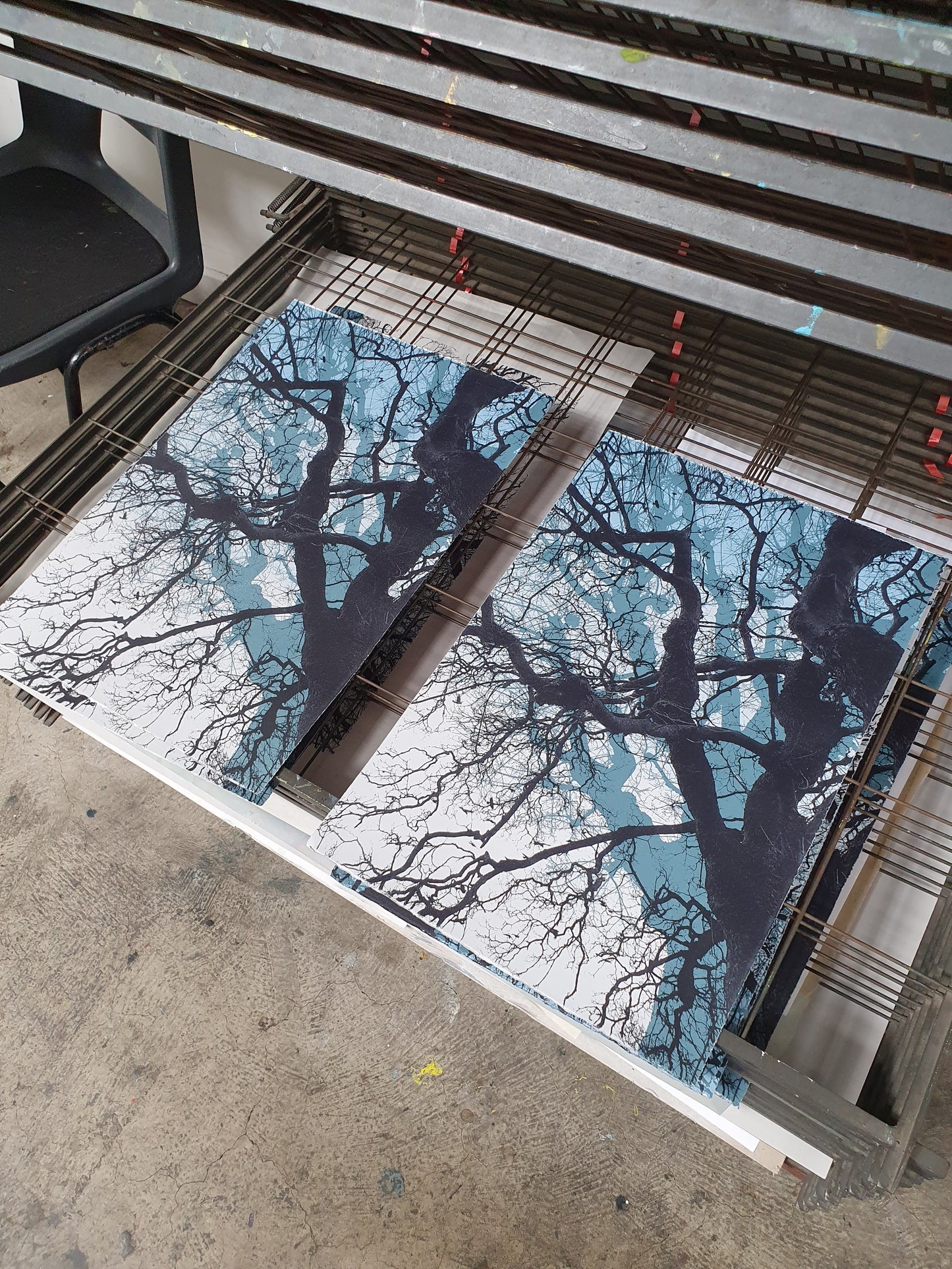 Branches Blue Print
