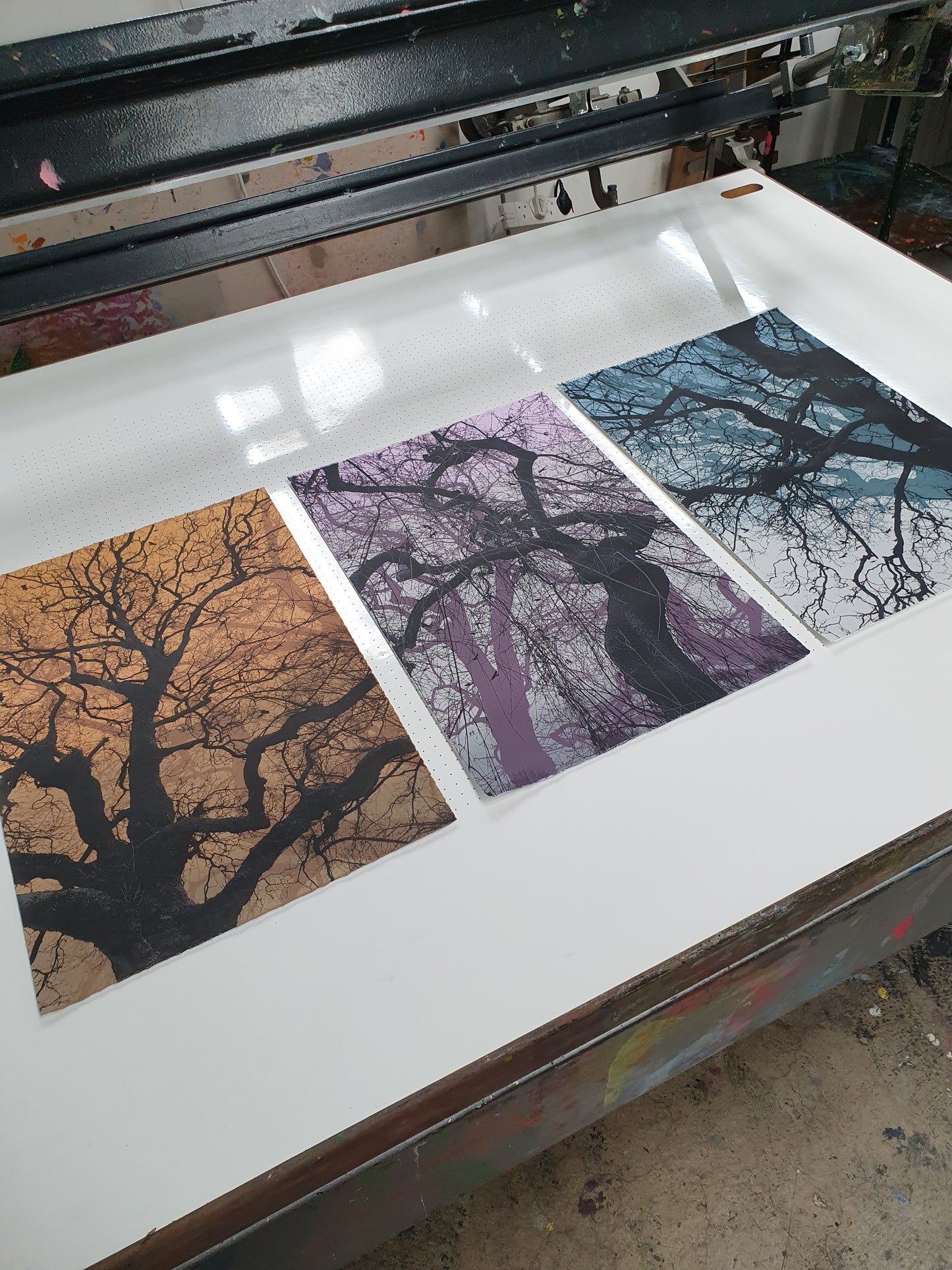 Branches Purple Print