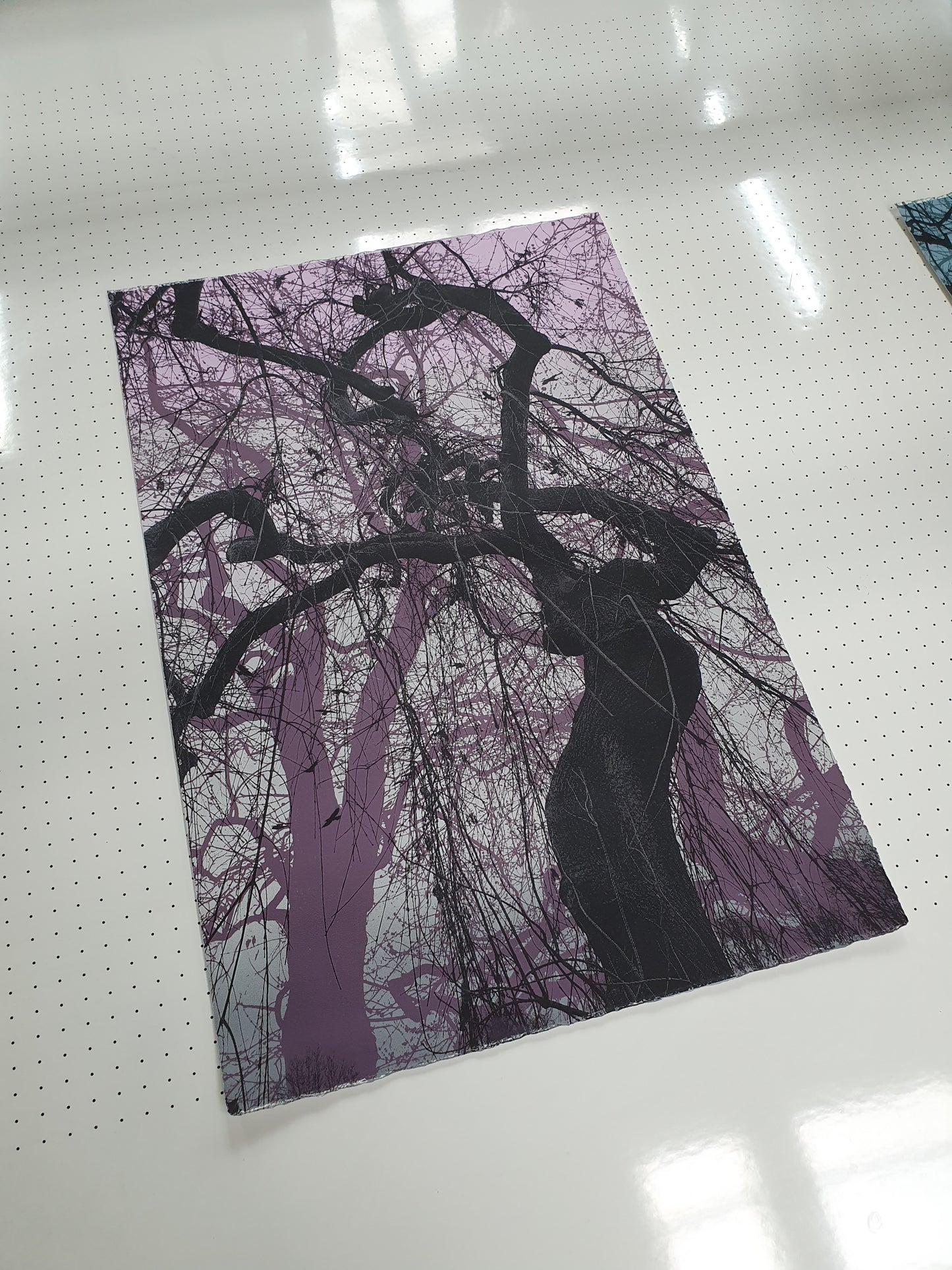 Branches Purple Print