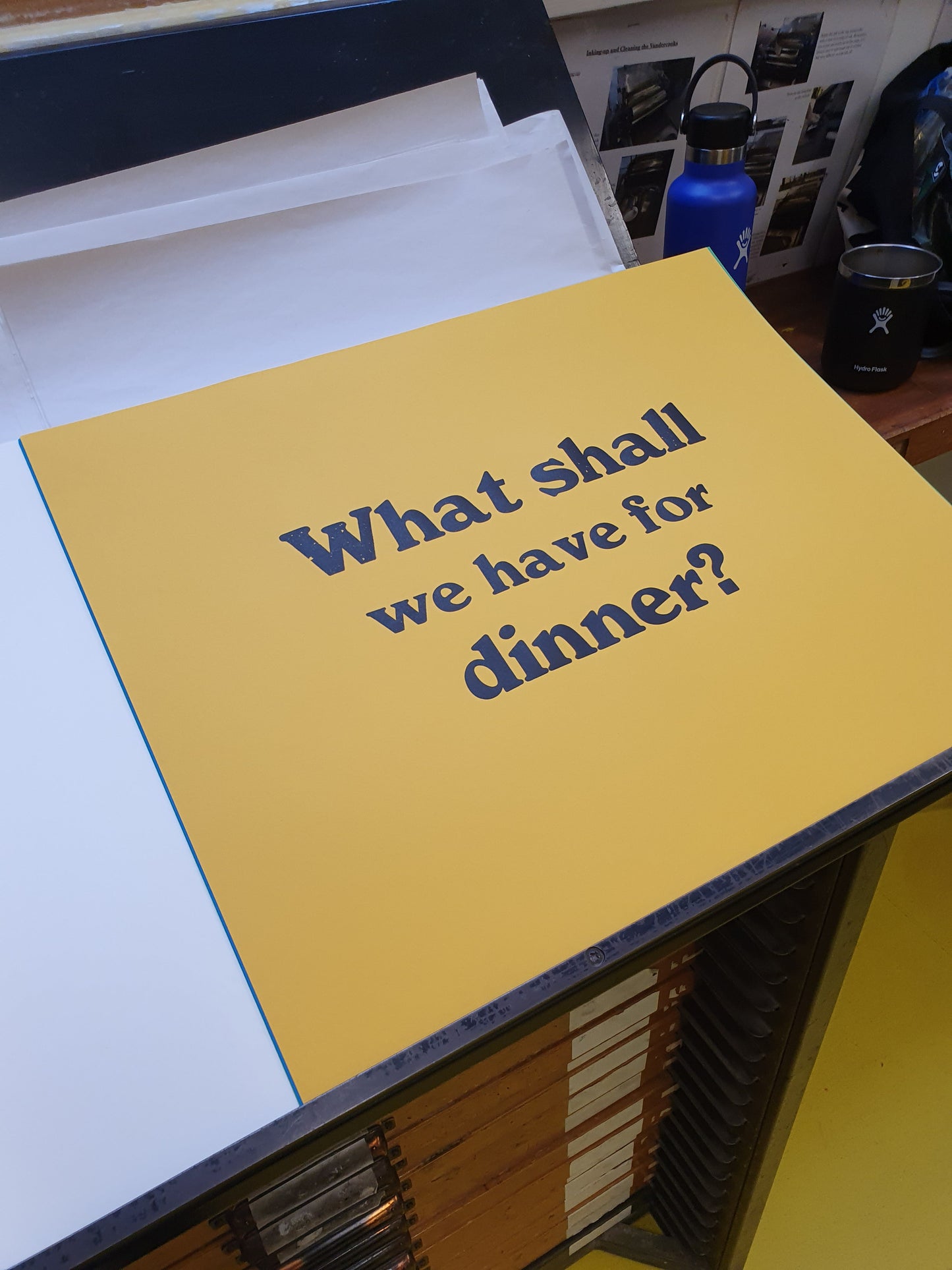 Dinner Poster - Grey