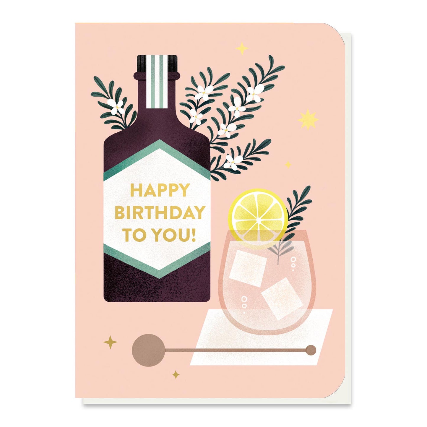Rosemary gin seed card by Stormy Knight.