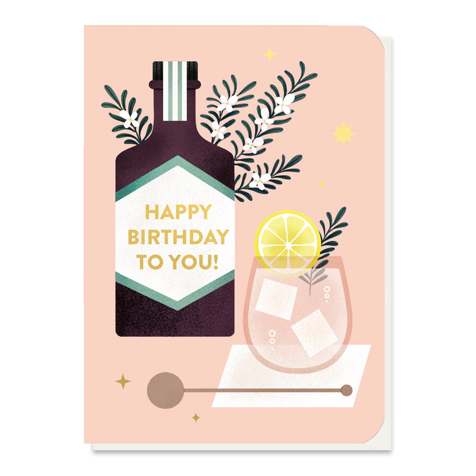 Rosemary gin seed card by Stormy Knight.