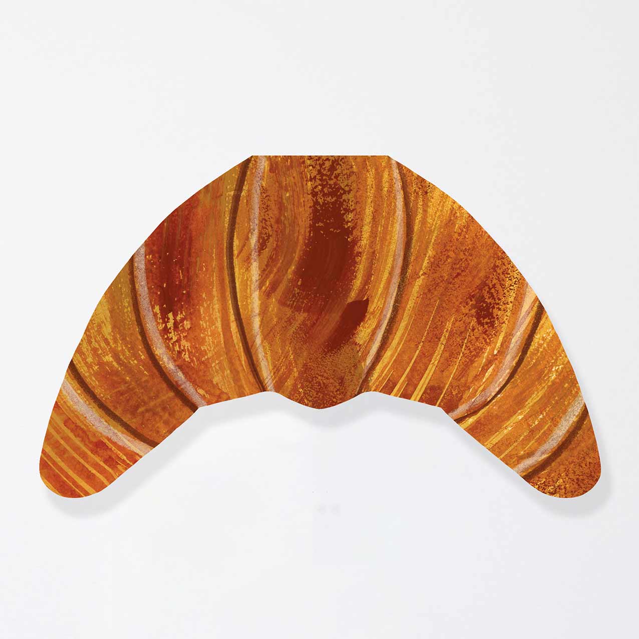 Croissant greeting card by Mortlake Papers.