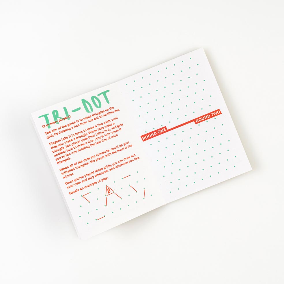 I'm bored childs activity zine by pirrip press