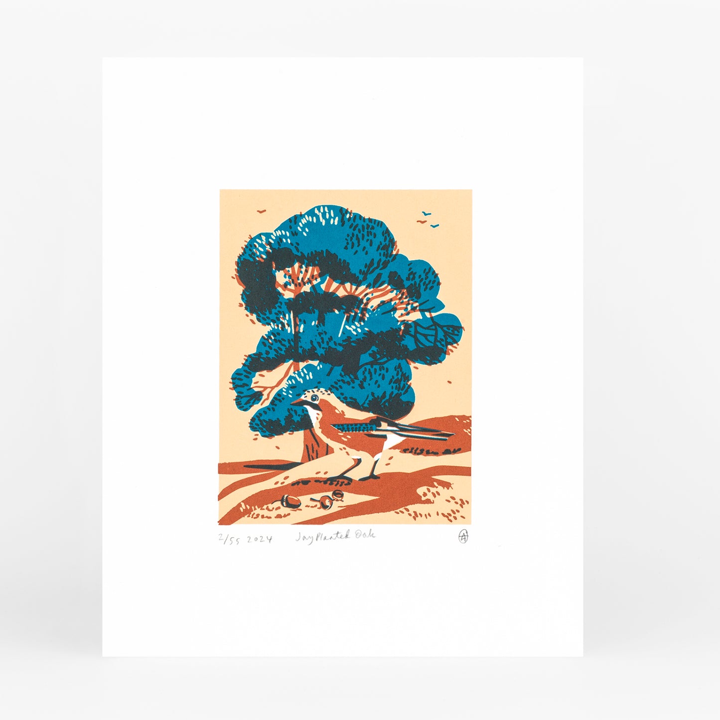 Jay Planted Oak Screen Print
