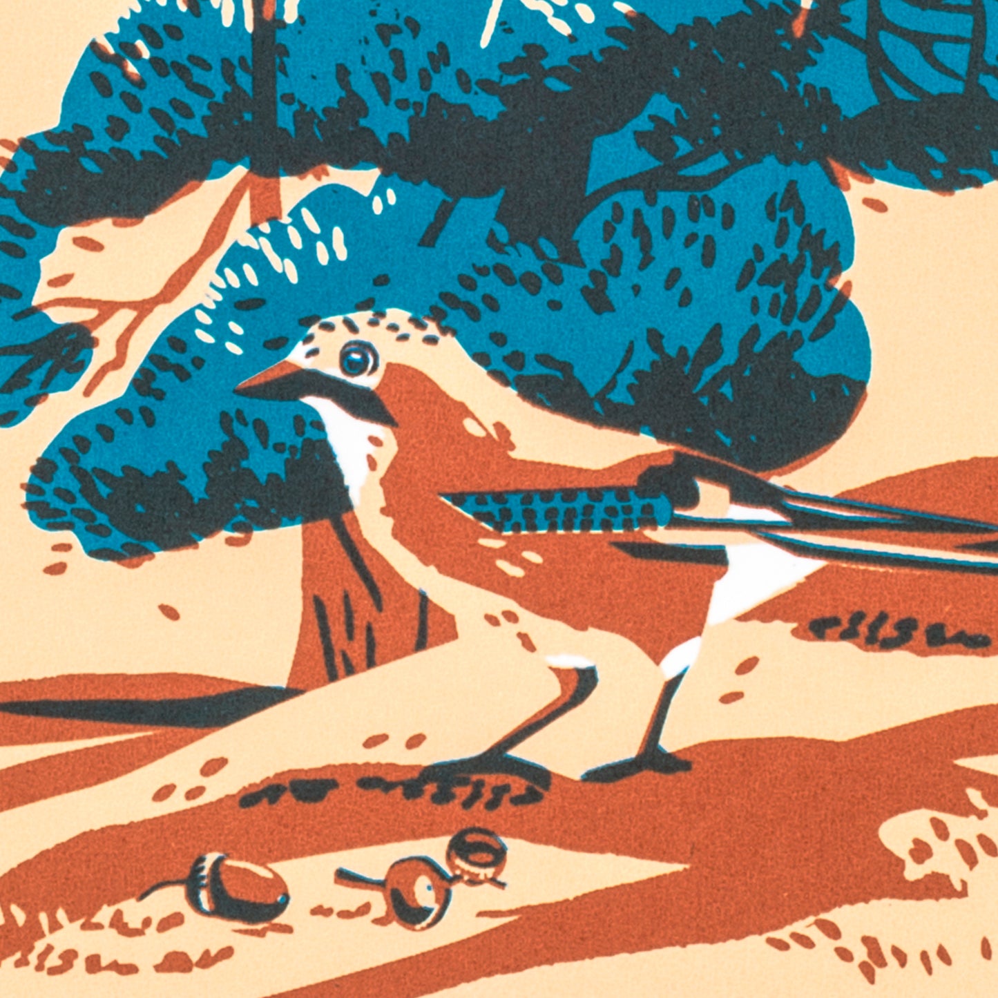 Jay Planted Oak Screen Print