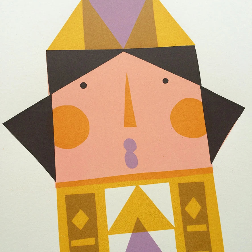 Q is for Queen screen print by Frost and Kin