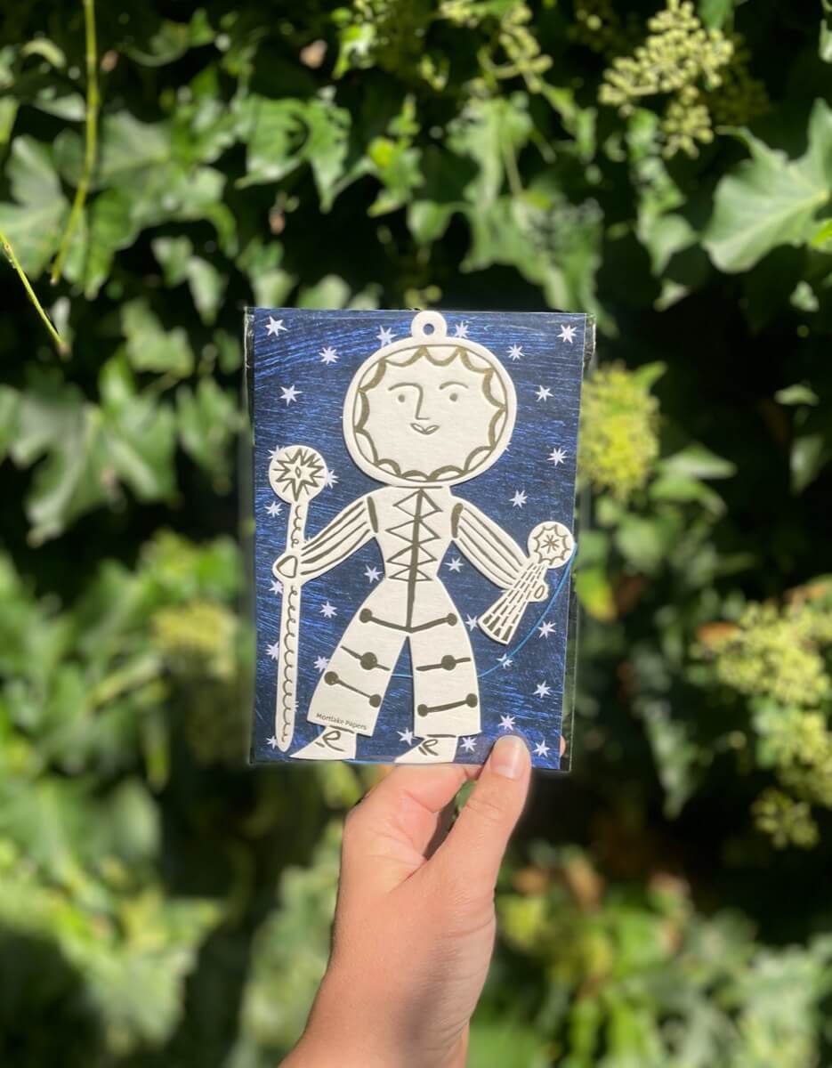 Sun Folk Letterpress Decoration