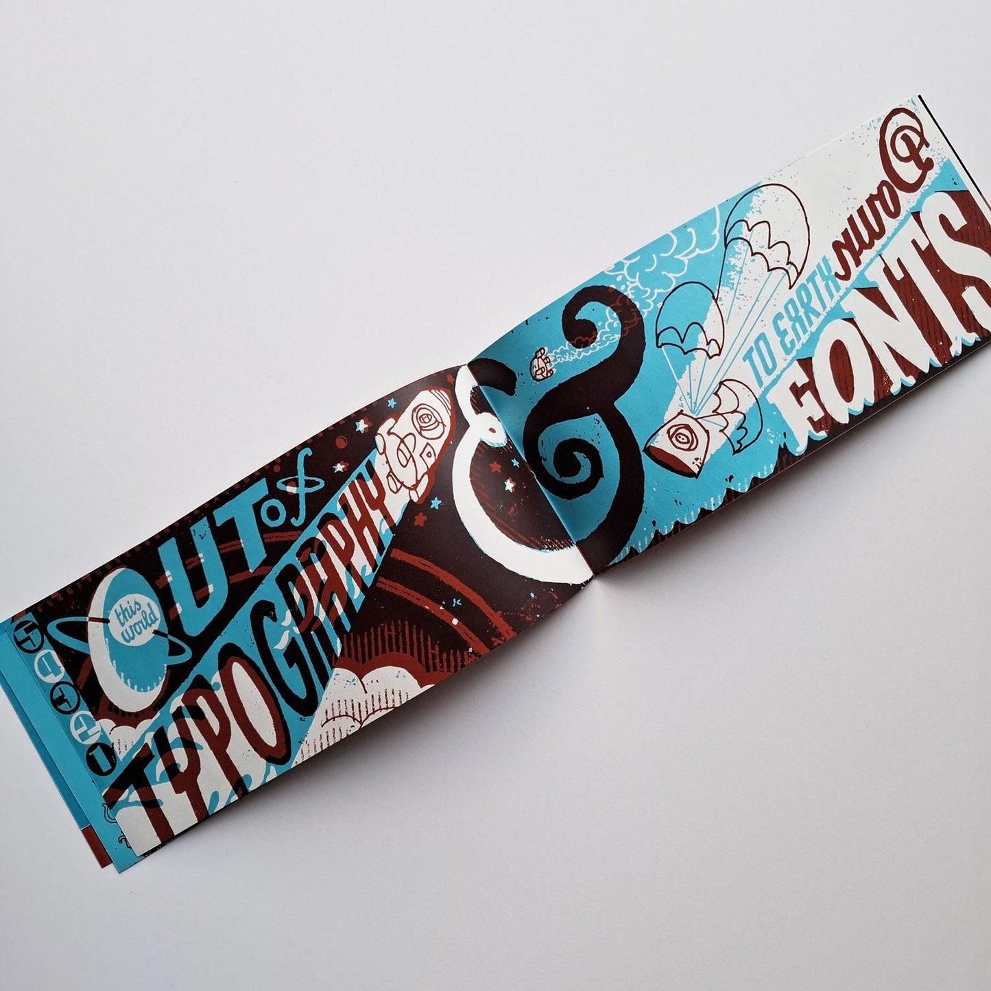 Hand drawn lettering book by Andy Smith.