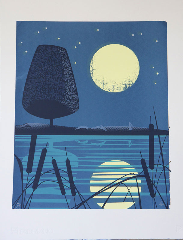 Hare Moon Print