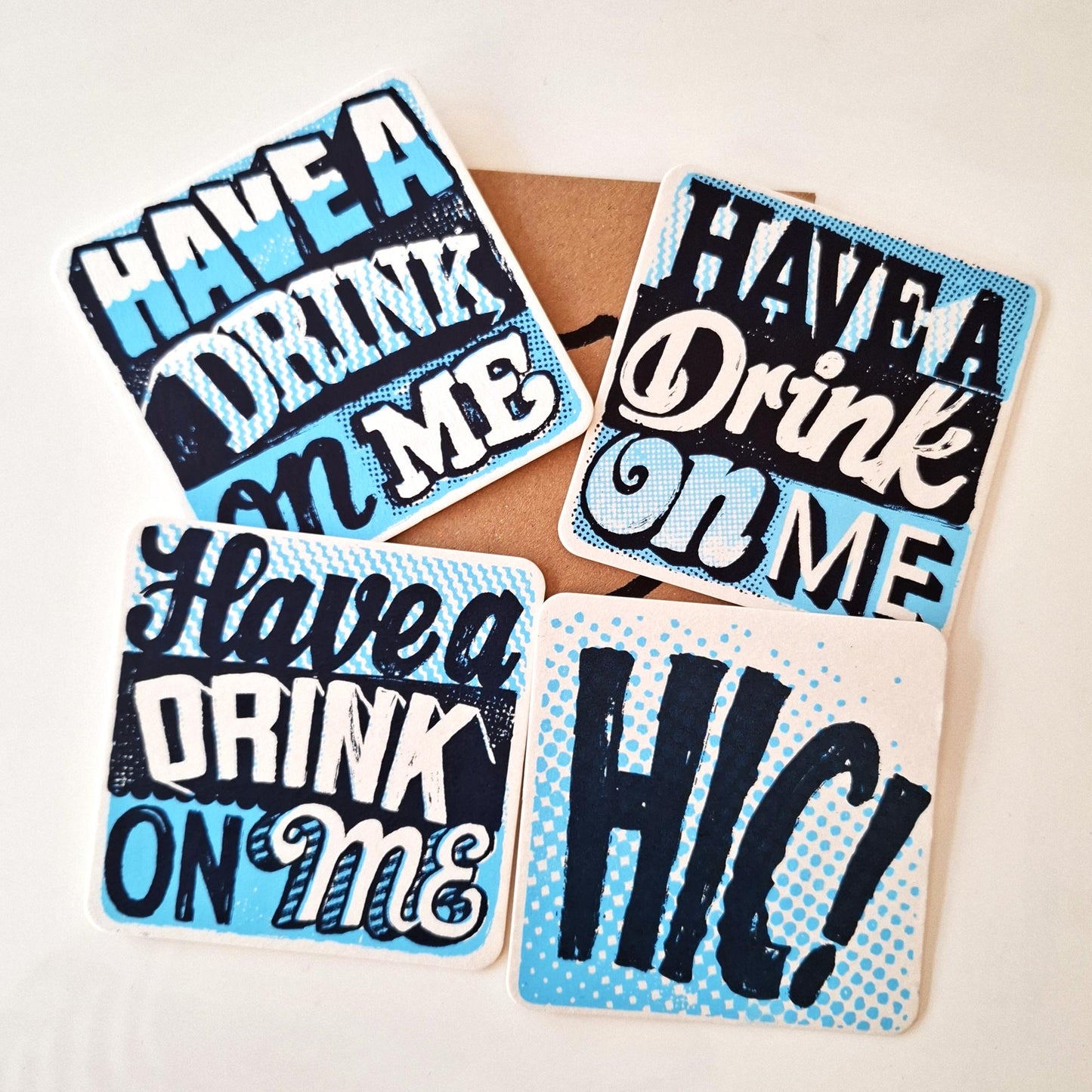 Have a Drink on Me Beermats