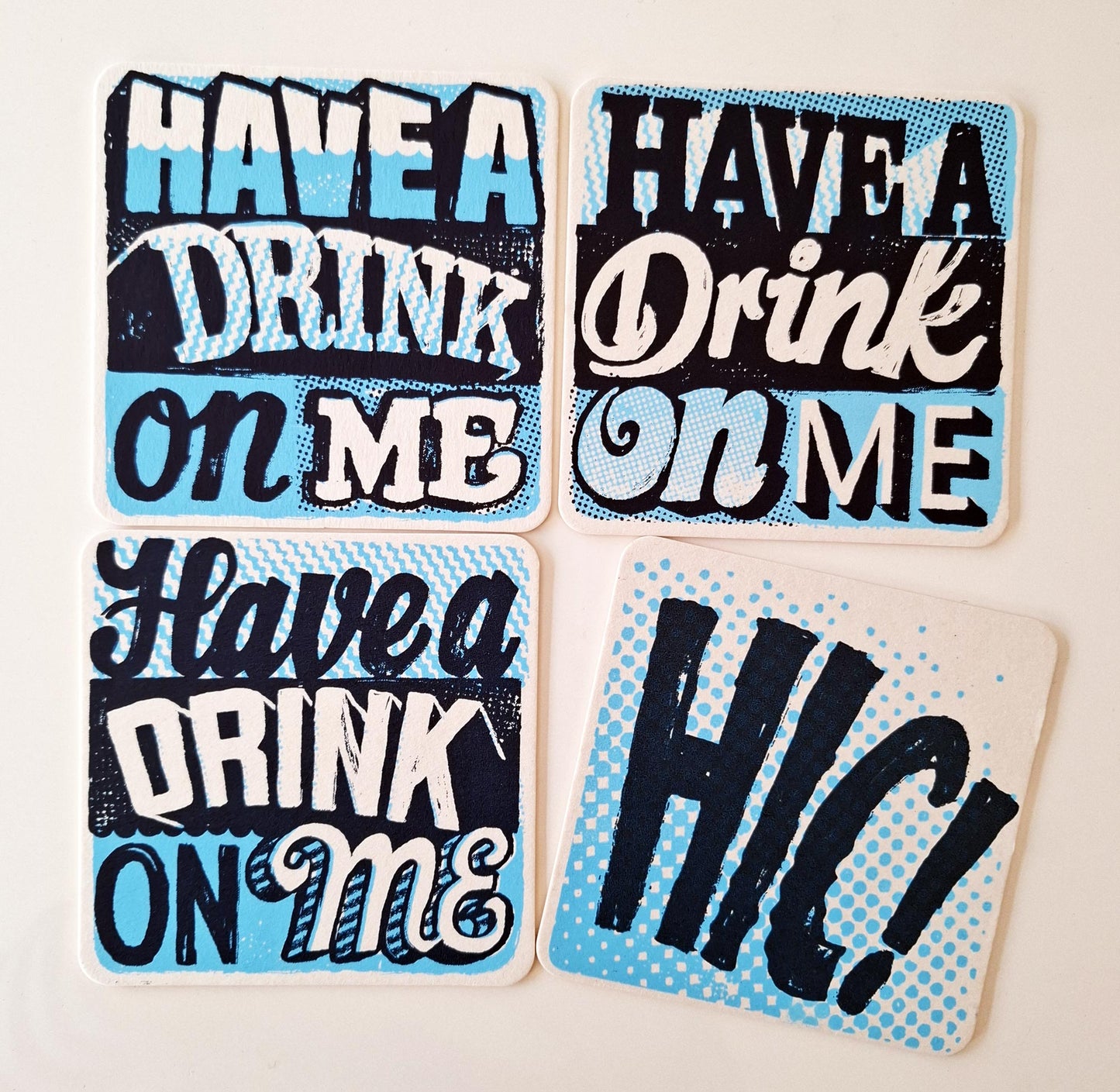 Have a Drink on Me Beermats