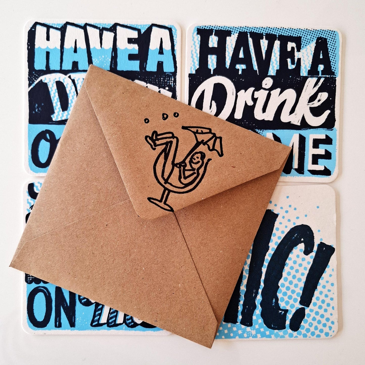 Have a Drink on Me Beermats