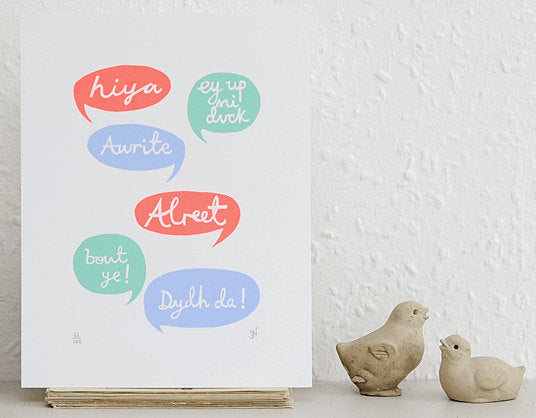 Hiya Screen Print