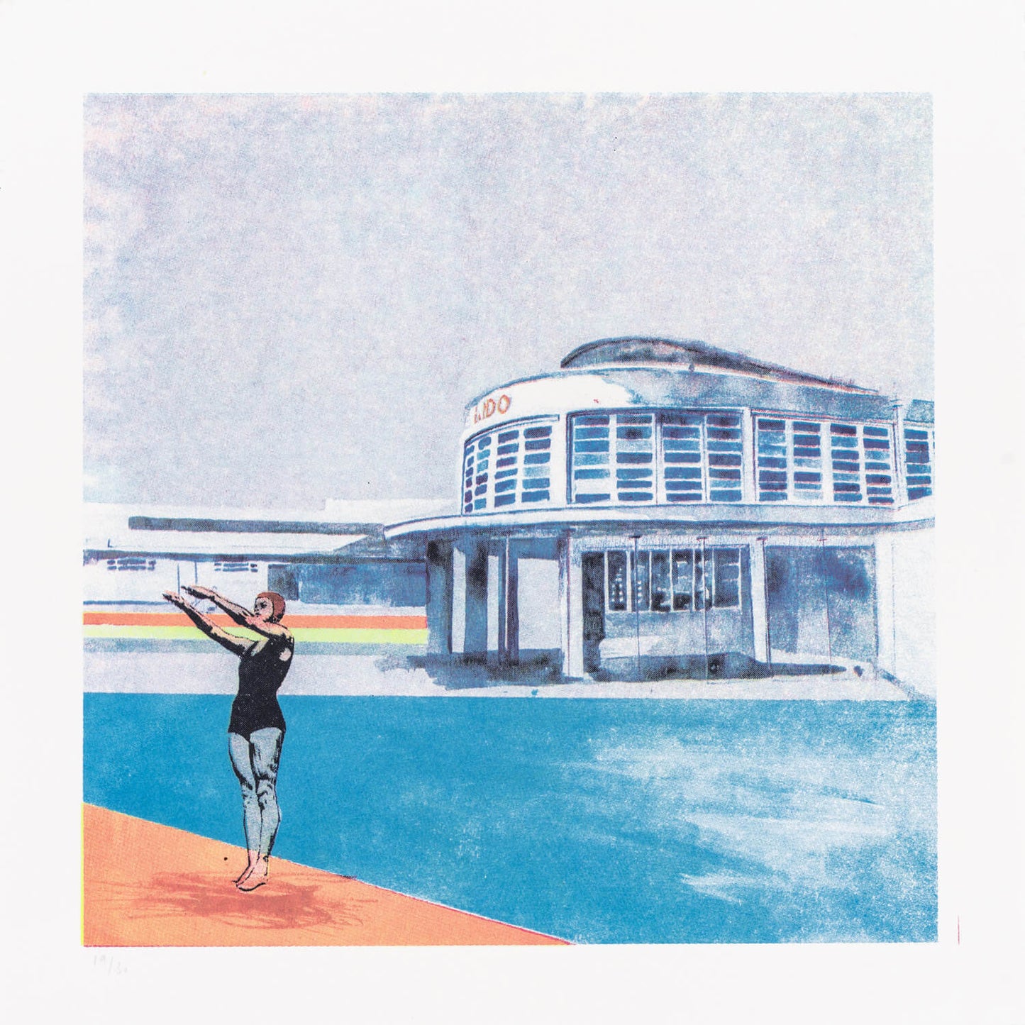 Lido Life (Square) Art Screen Print