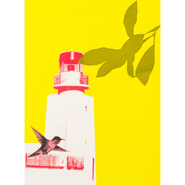 Lighthouse in Sagres print by Anna Marrow