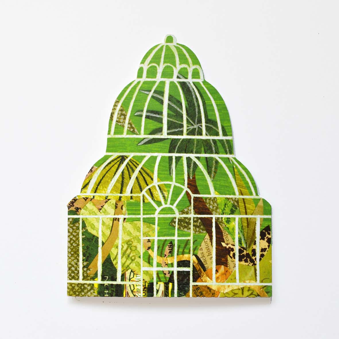 Palm house greeting card by Mortlake Papers.