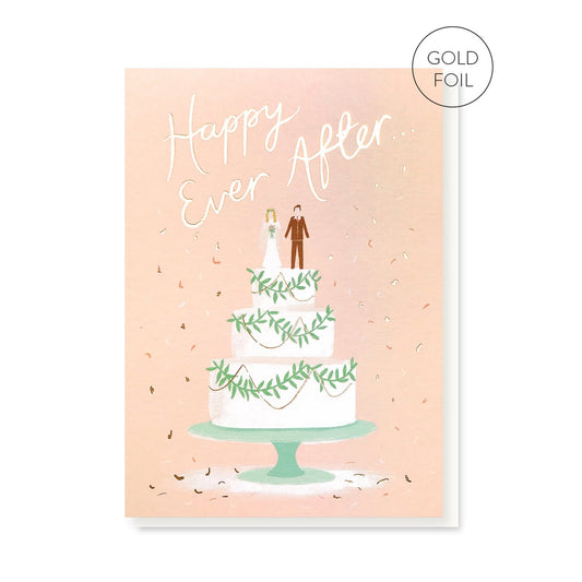 Happy ever after wedding card by Stormy Knight.