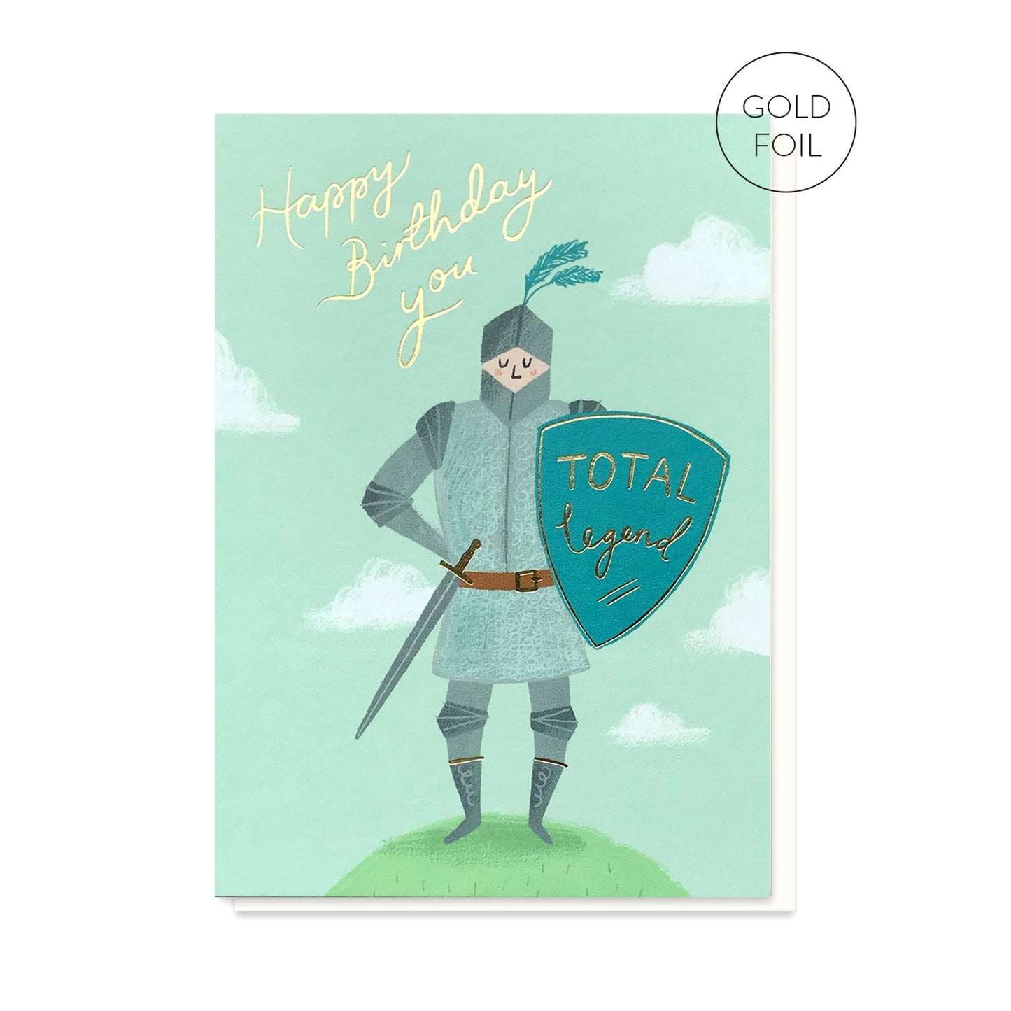 Birthday legend greeting card by Stormy Knight
