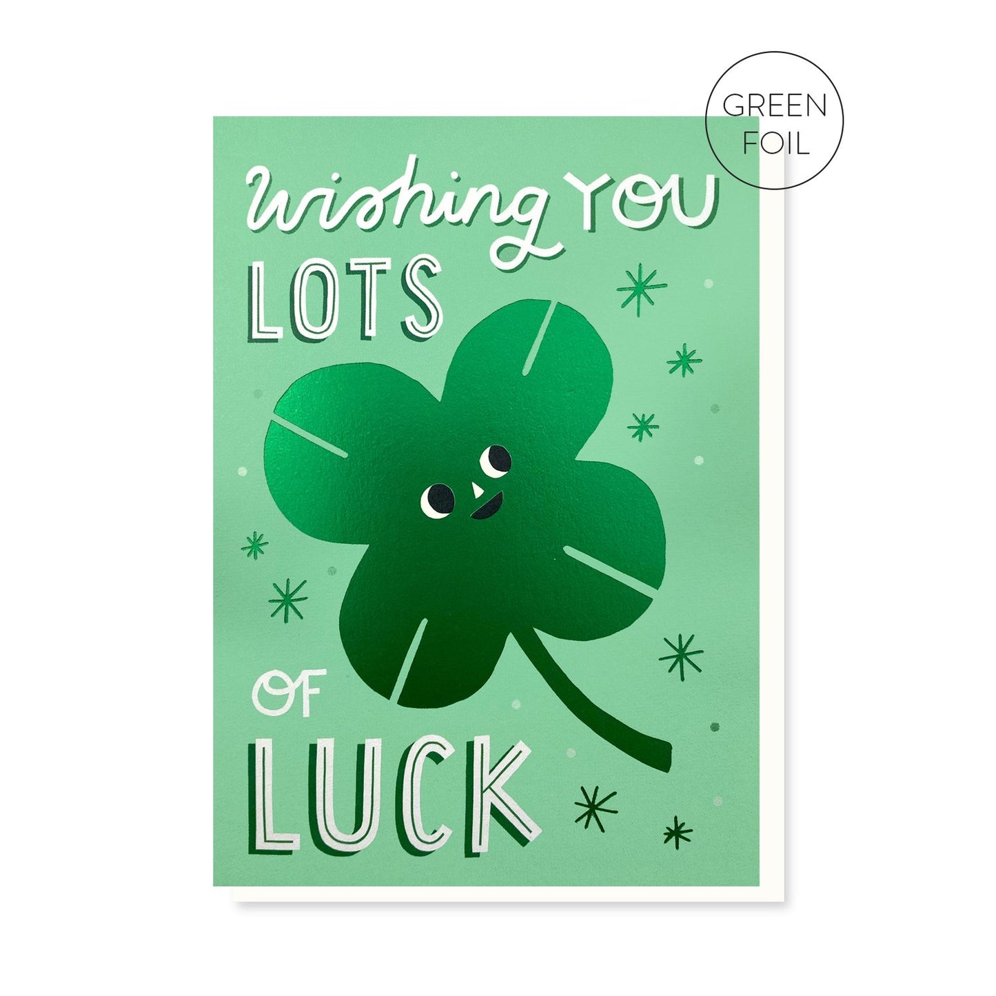 Lucky clover card by Stormy Knight.