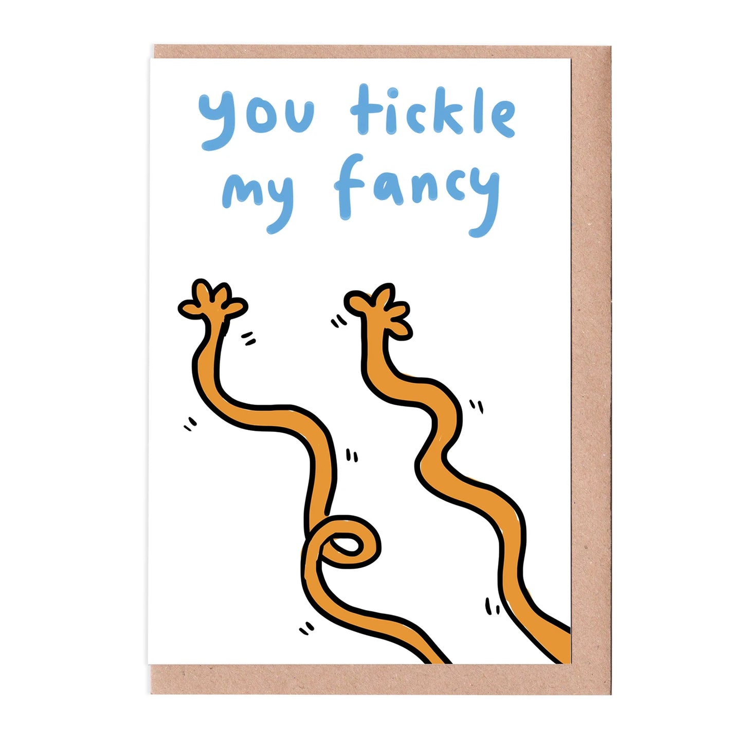 You Tickle my fancy valentine's card by Sarah Ray.