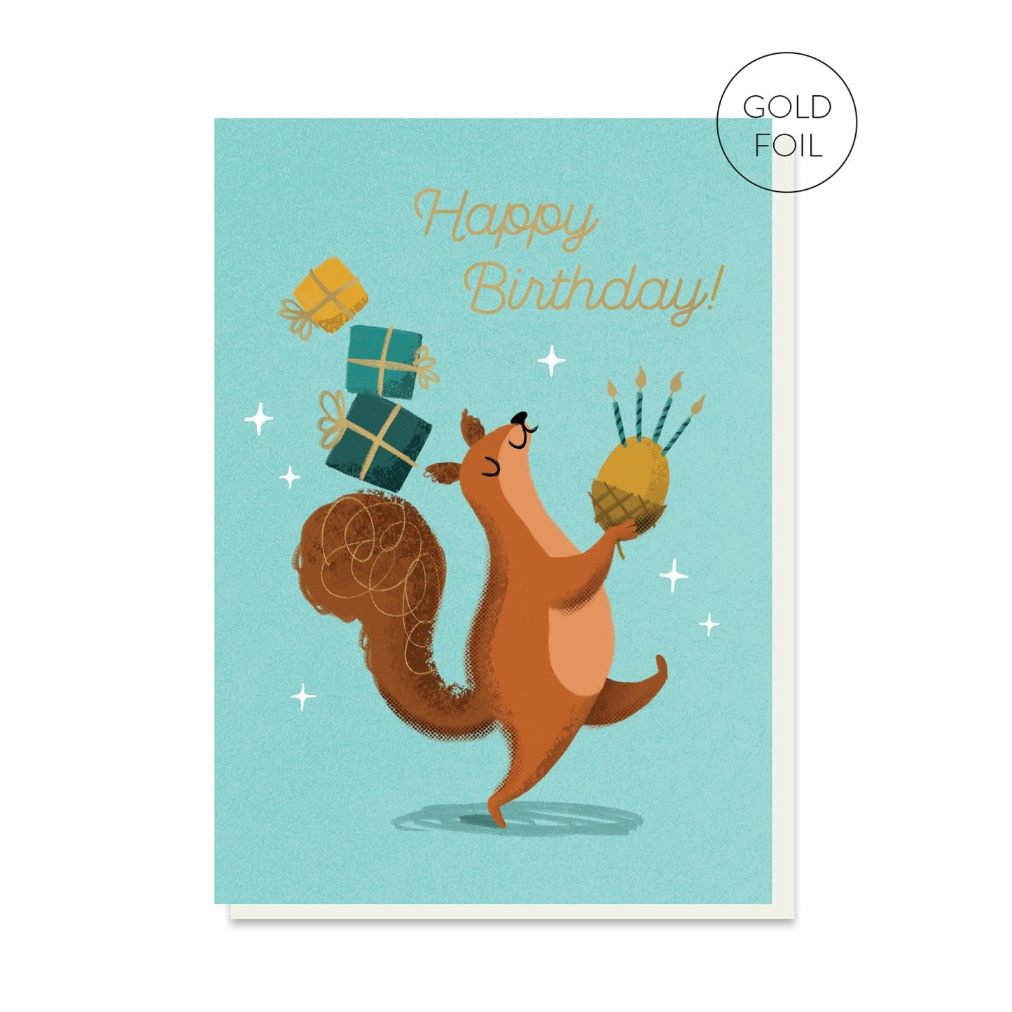 Nutty Birthday squirrel card by Stormy Knight.