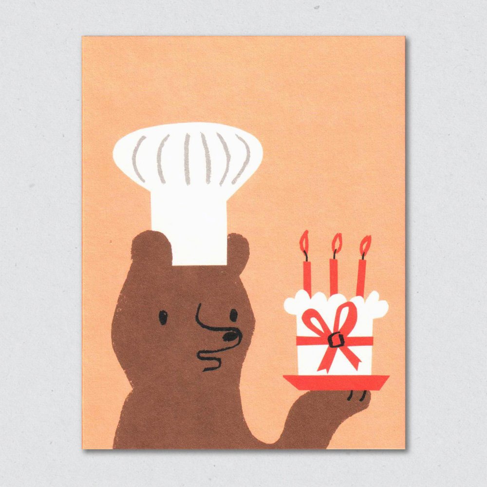 Baker Bear Card