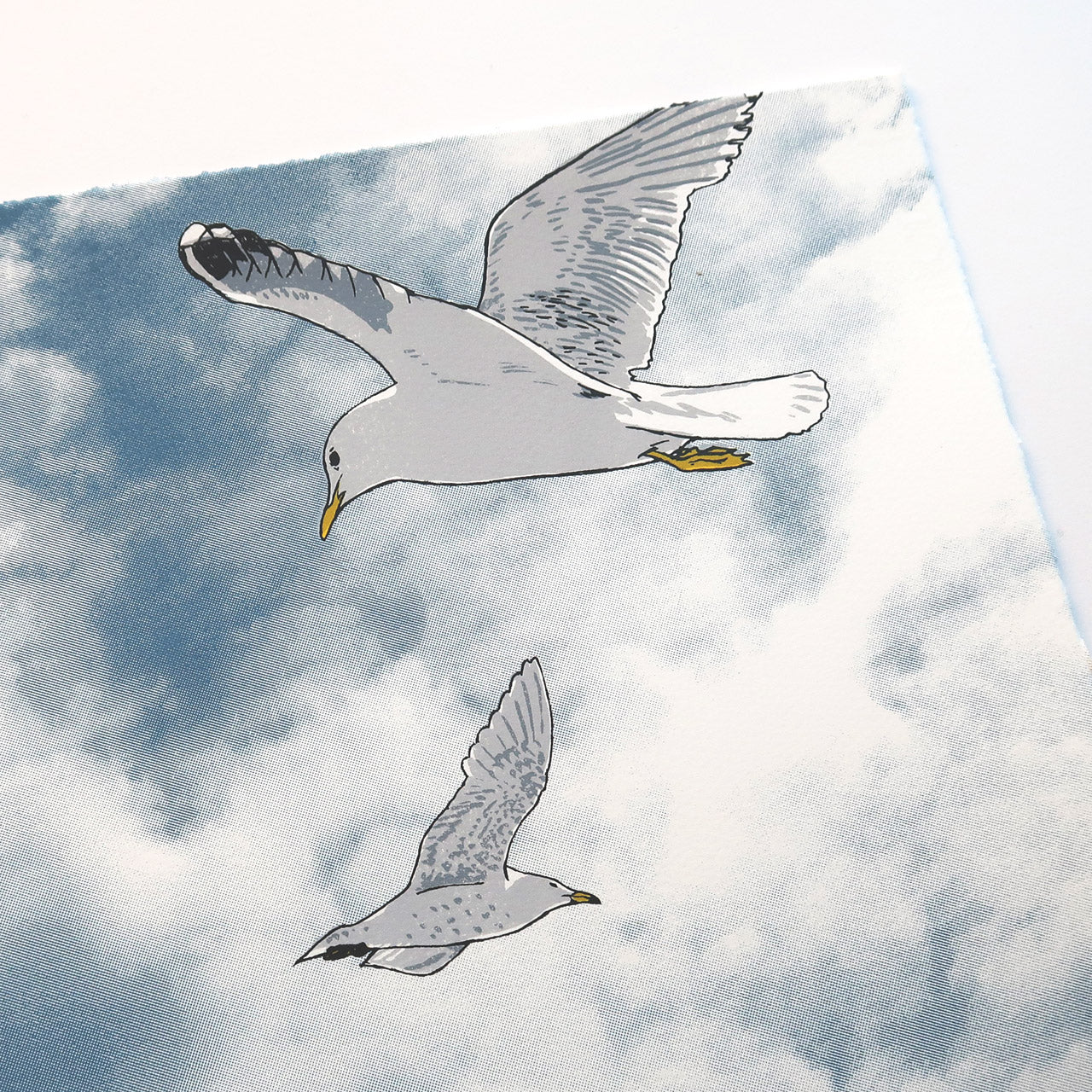 Gulls & Goods Cranes Print