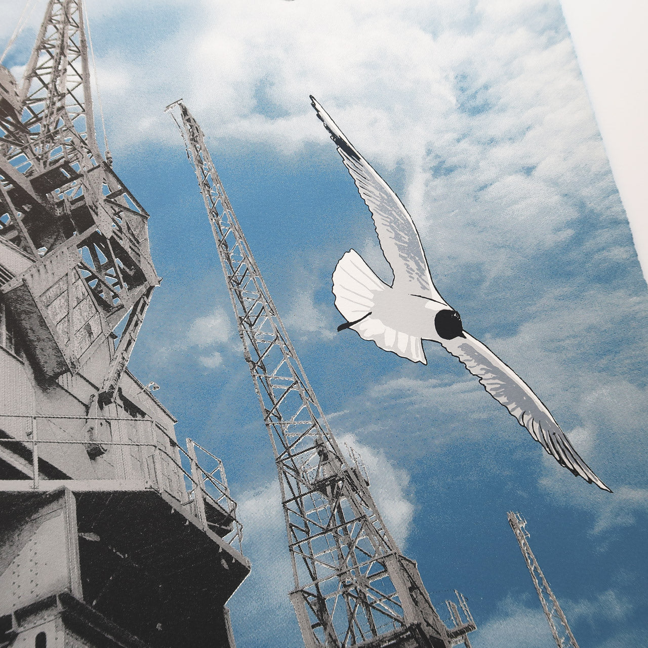 Gulls & Goods Cranes Print