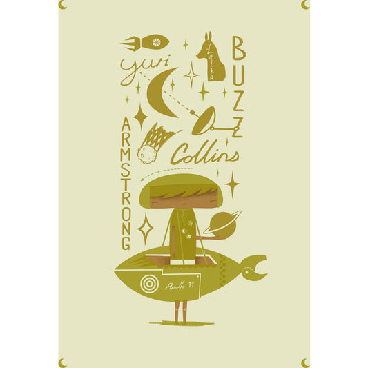 Buzz boy screen print by Graham Carter