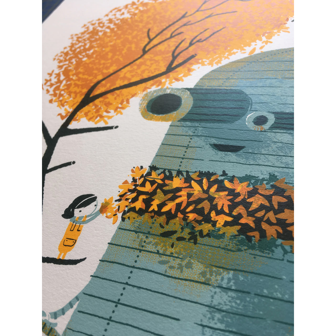 Chloe's Robot limited edition original screen print by Graham Carter.