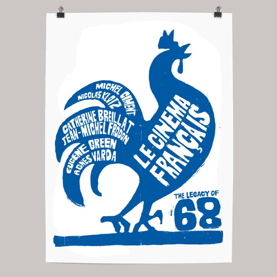 Cinema Francais screen print by Andy Smith.