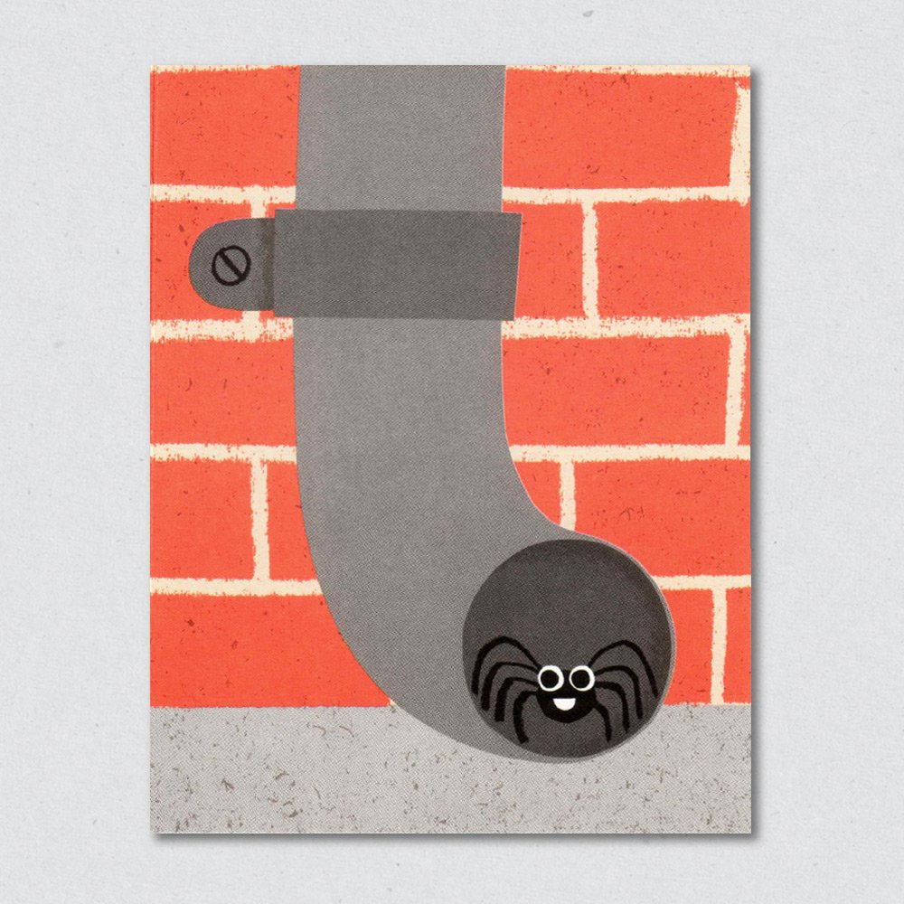 Drainpipe greeting card by Lisa Jones Studio.