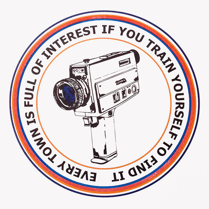 Every town is of interest risograph print by Adam Bridgland