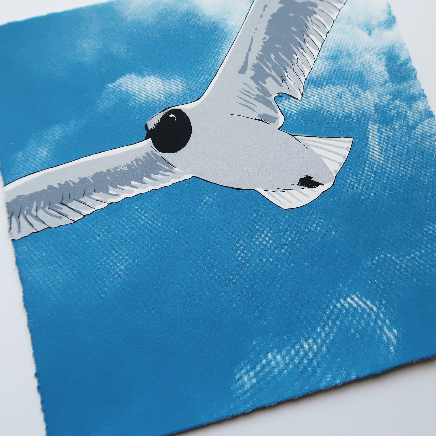 Flying Gull I Print