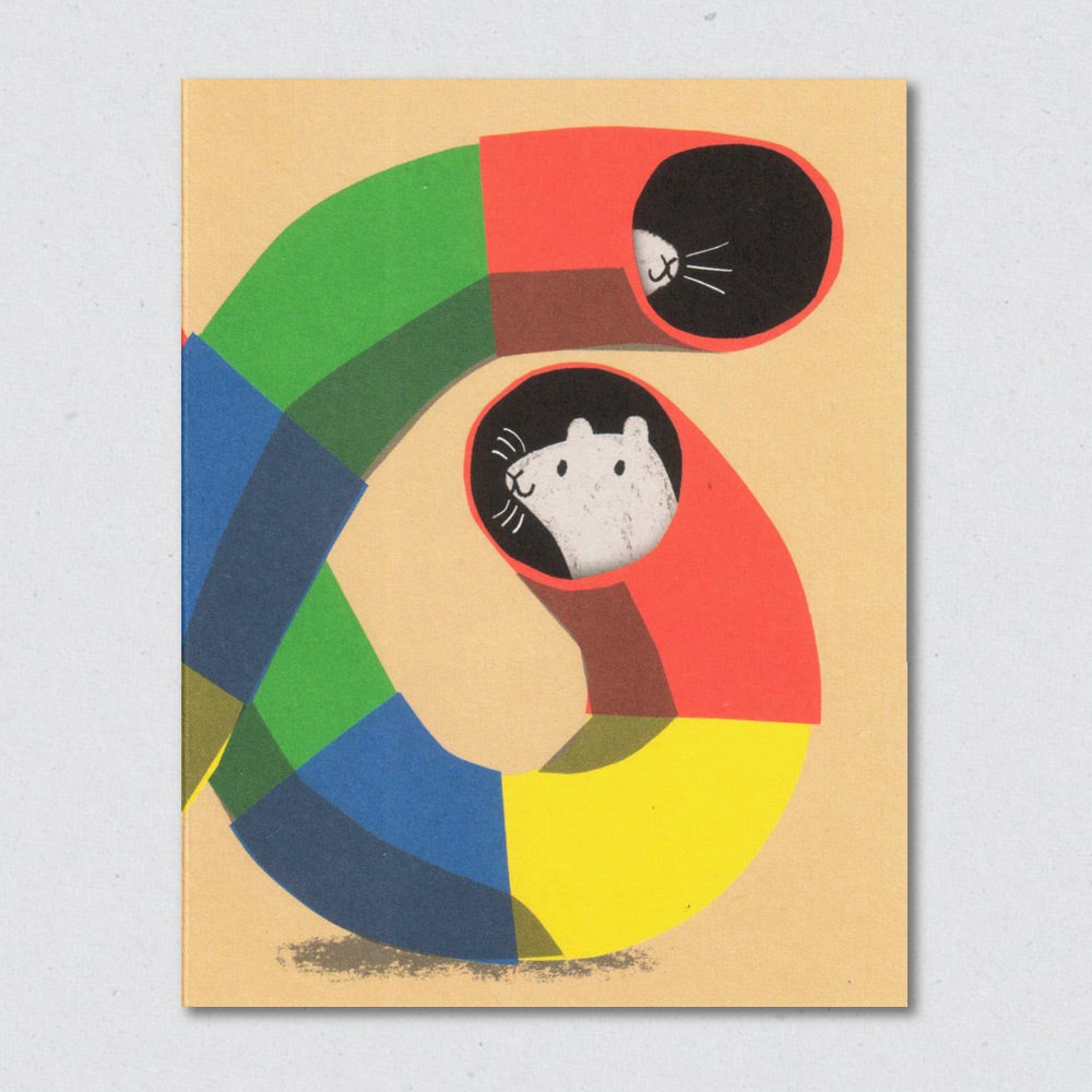Hamster Tubes greeting card by Lisa Jones Studio