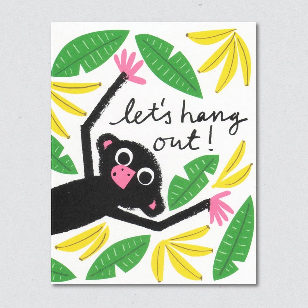 Hang out greeting card from Lisa Jones Studio.