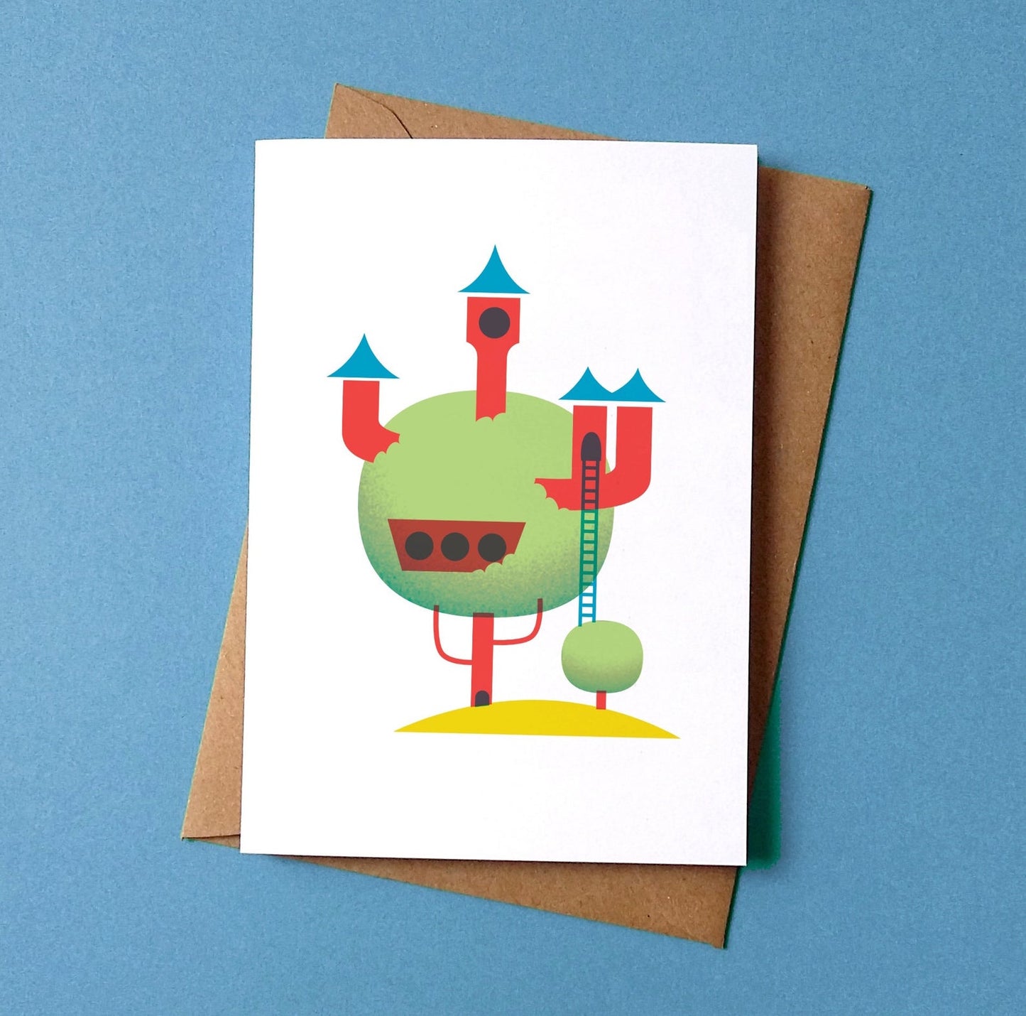 Garden city greeting card by Peski Studio.