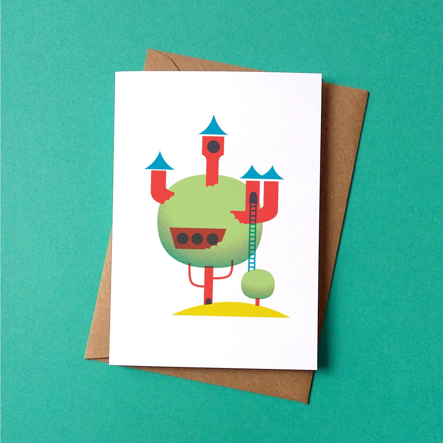 Garden city greeting card by Peski Studio.