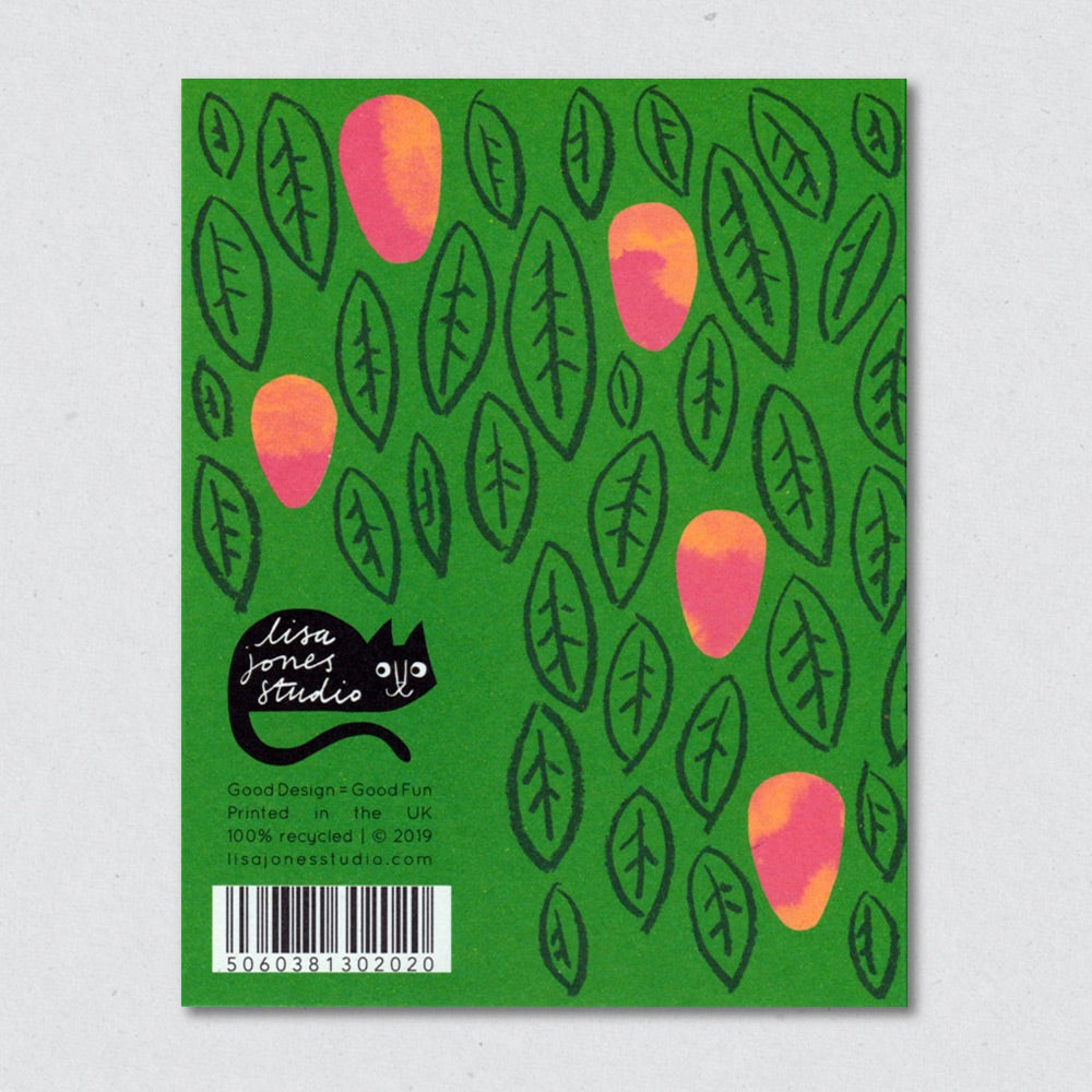 Lemur greeting card by Lisa Jones Studio.