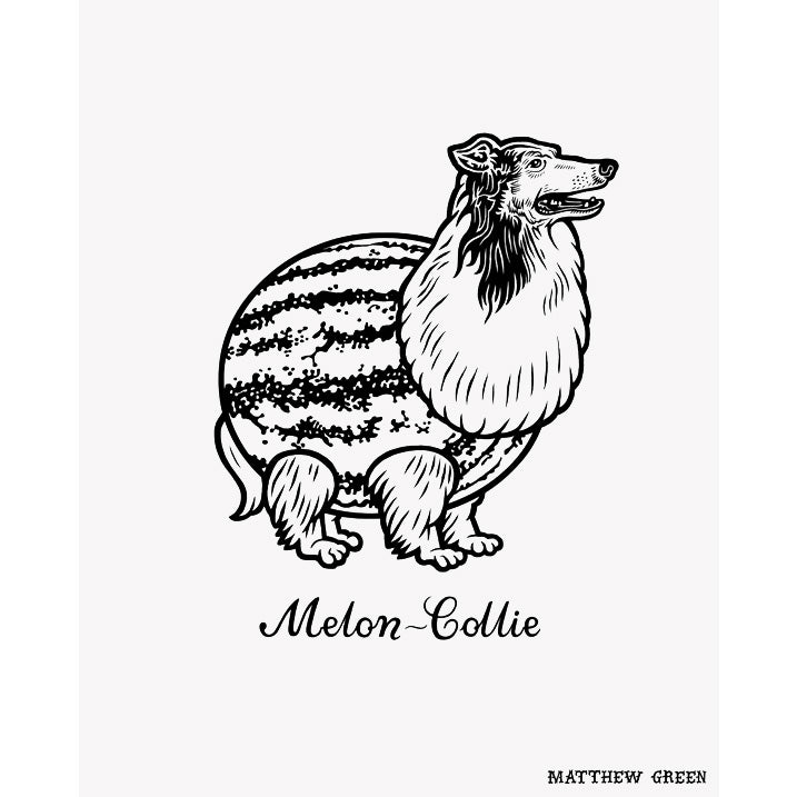 Mellon Collie screenprint by Matthew Green.