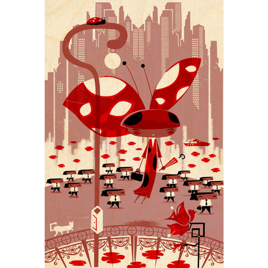 Mufti day screen print by Graham Carter.