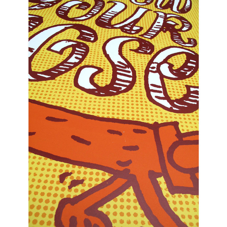 Follow your nose print by Andy Smith