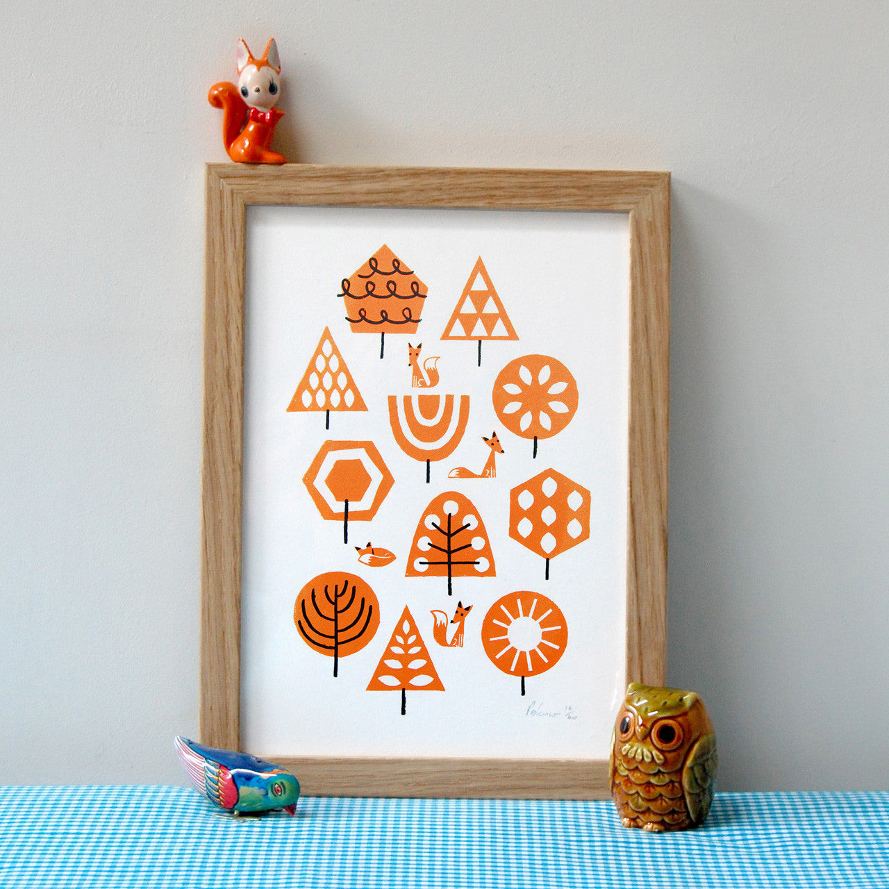 Foxy Forest A4 Print