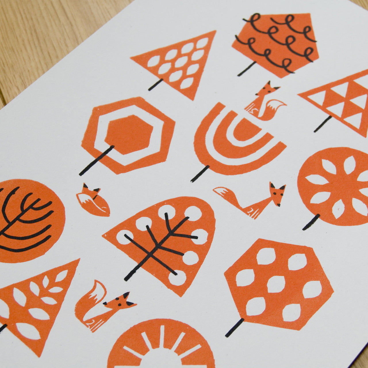 Foxy Forest A4 Print