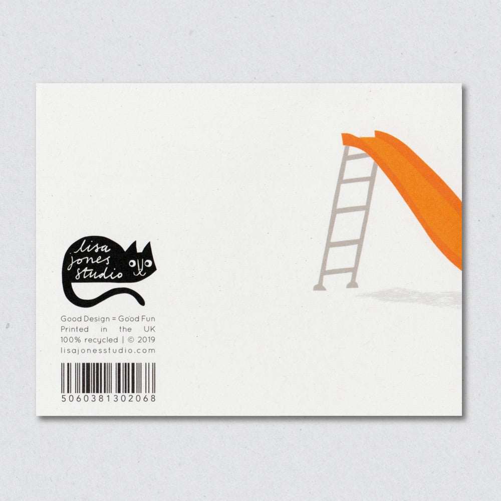 Pool Party greeting card by Lisa Jones Studio.