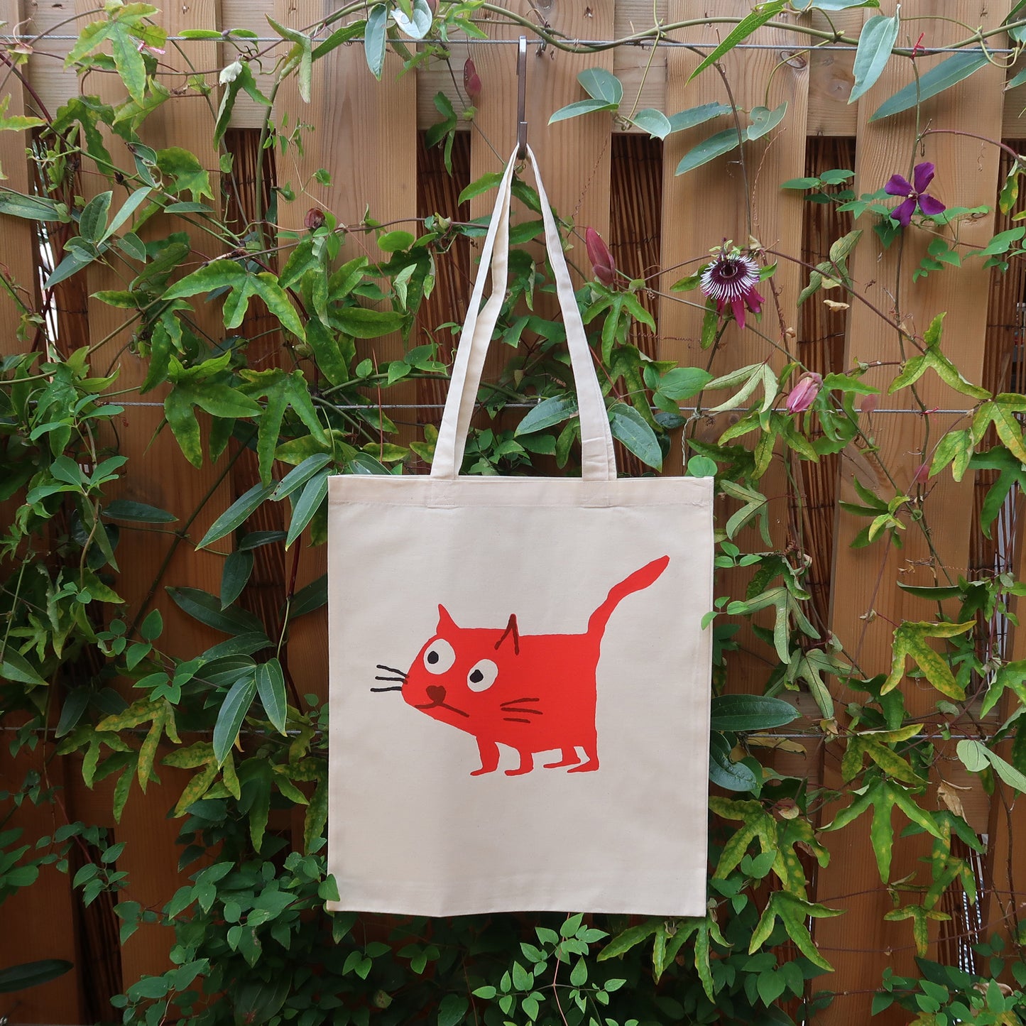 Cat Red Tote