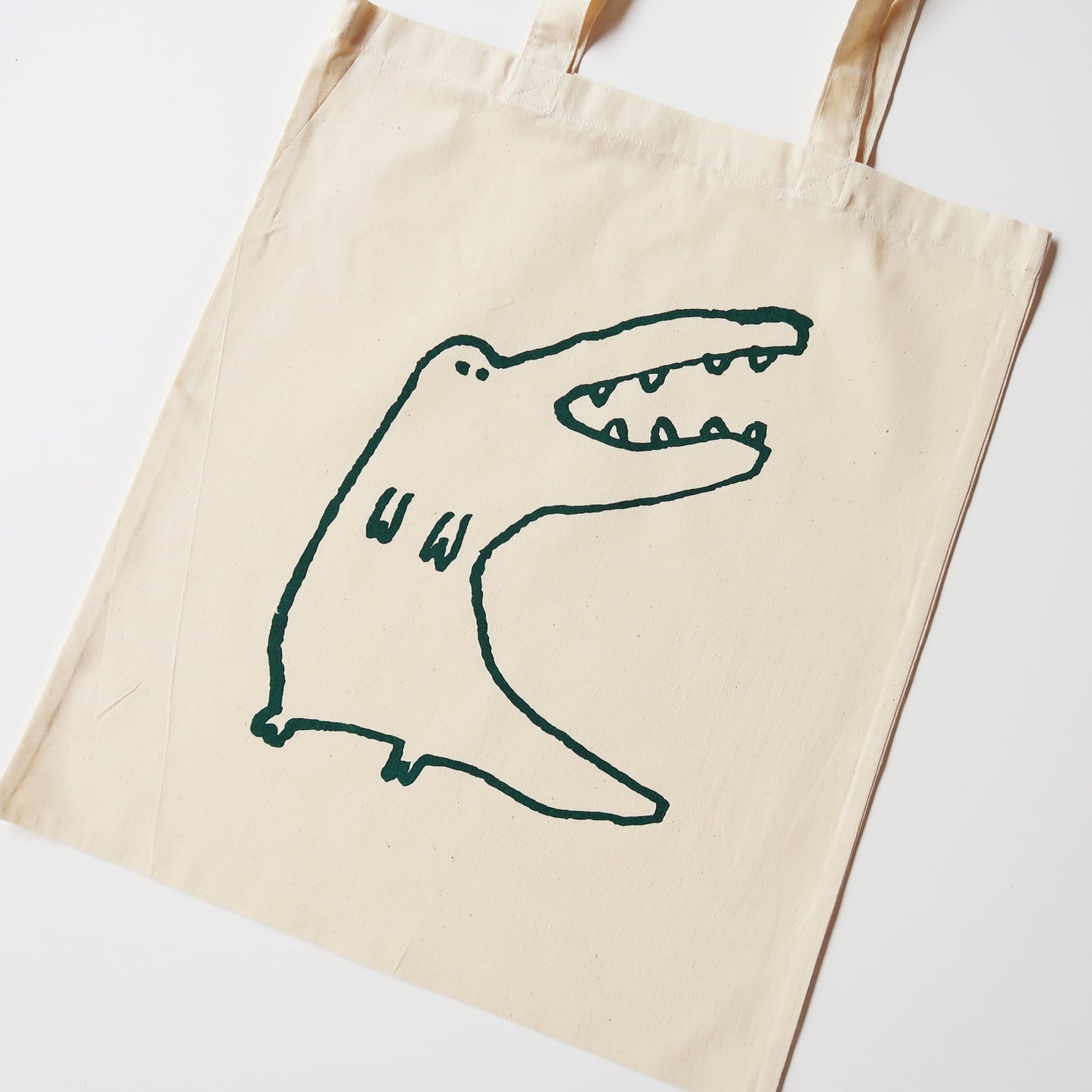 Crocodile Stands Natural Tote