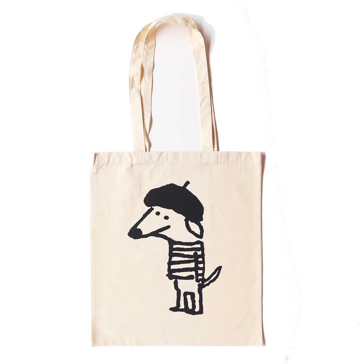 Beret Dog Natural Tote