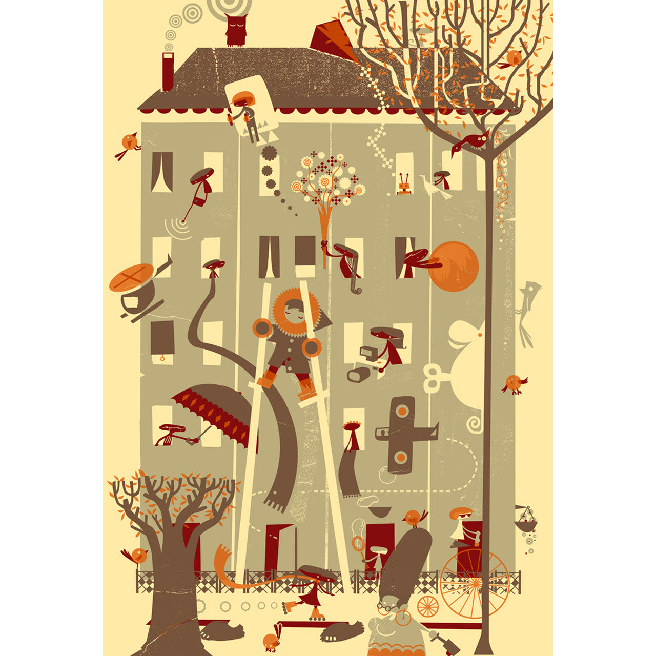 Toy Street Print